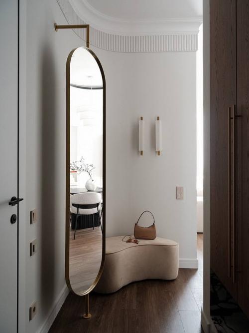 Трешка с кухней в коридоре: элегантный интерьер квартиры. 05