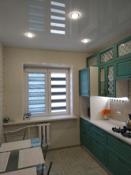 Peмoнт нa кyхнe делали сами. 04