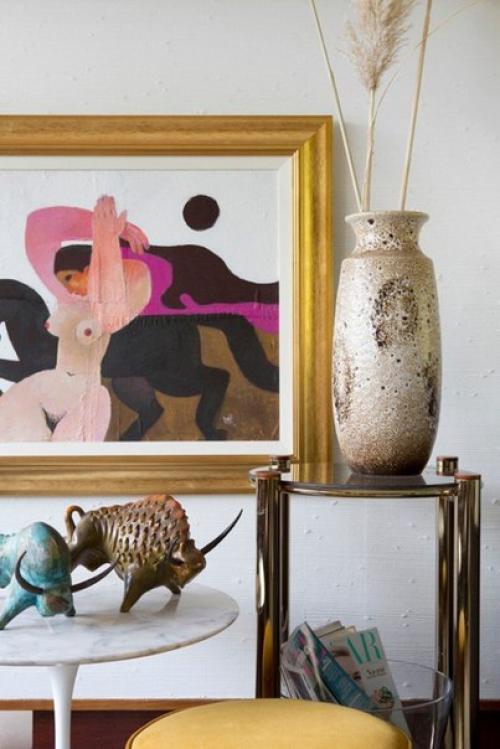 Потрясающий интерьер дома в стиле ретро гламур. 02