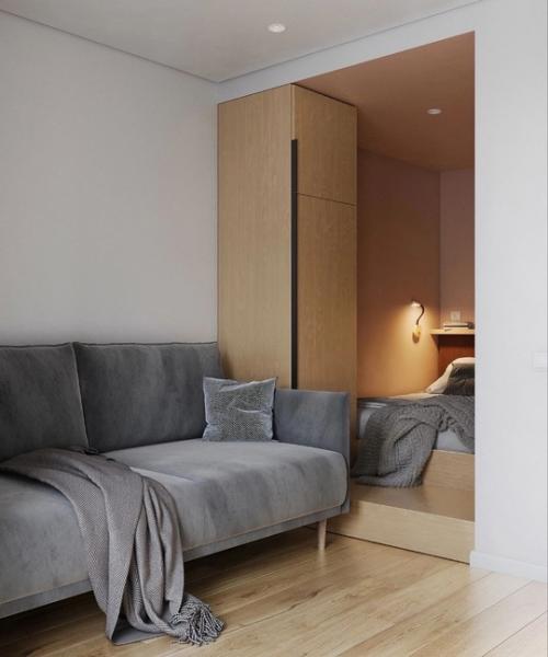 Интерьер квартиры - студии. 01