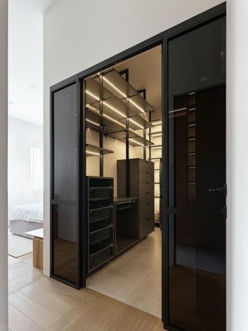 Реализованный интерьер светлой квартиры, площадью 75 кв. 06