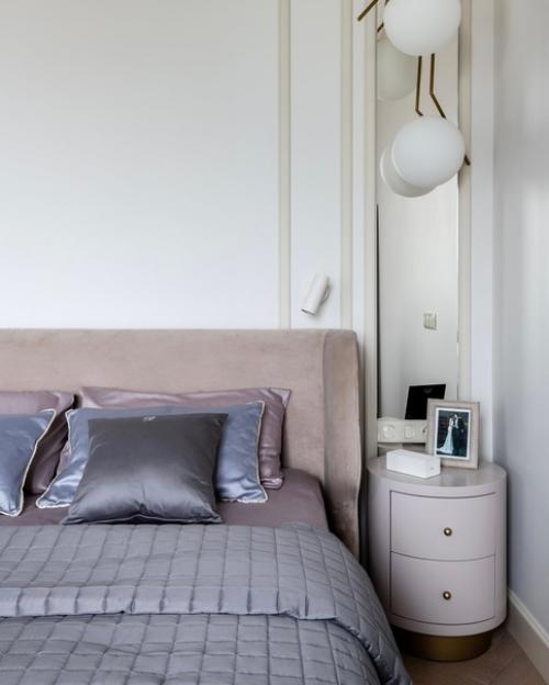 Интерьер квартиры в пастельных тонах с уютными деталями. 02