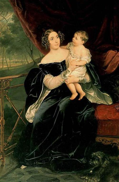 Карл Брюллов, портрет Ольги Ивановны Орловой - Давыдовой. 02