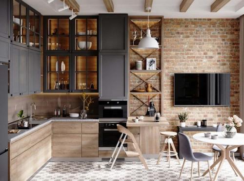 Вам нравятся кухни в стиле лофт? 02