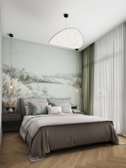 В интерьере спальни - 9, 7 кв. 01