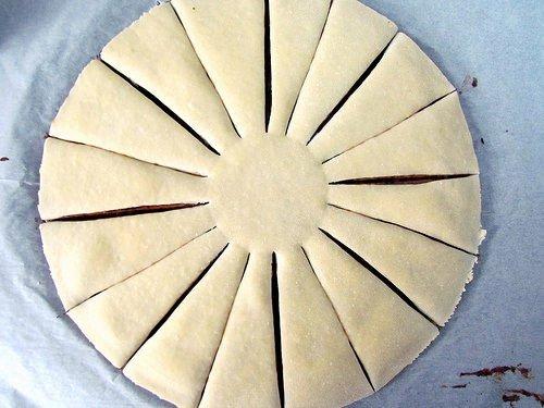 Шоколадный плетеный пирог? 07