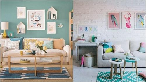 Мятный цвет является волшебной палочкой дизайнеров, которой можно наколдовать в интерьере помещения атмосферу натуральной свежести и прохлады. 06