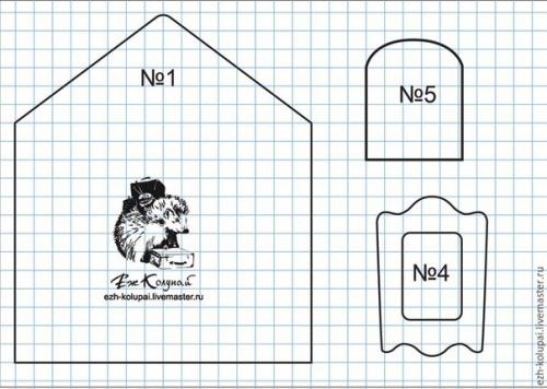 Грелка для чайника Пряничный Домик (мк). 01 Грелка для чайника Пряничный Домик (мк). 01