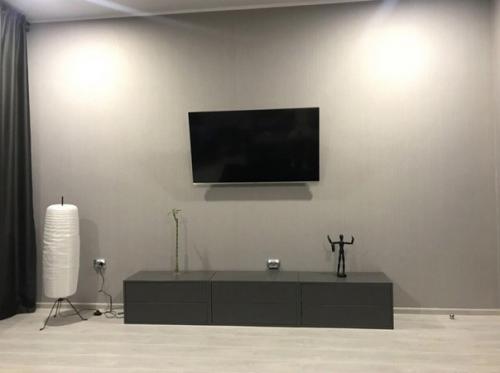 Интерьер в чёрно-белом цвете. 05