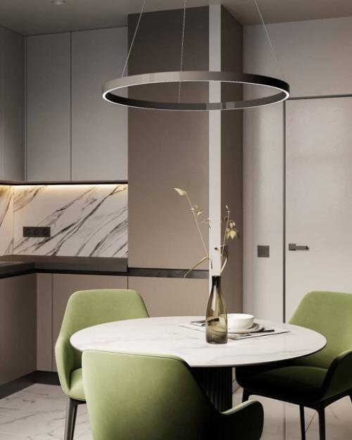 Современная кухня.  Красивый дизайн - проект кухни в современном стиле. 07