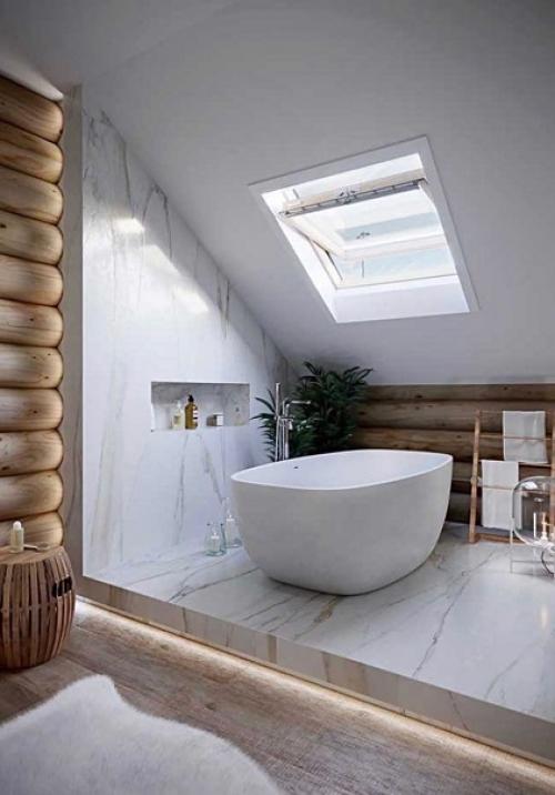 Ванные, вдохновленные спа. 05