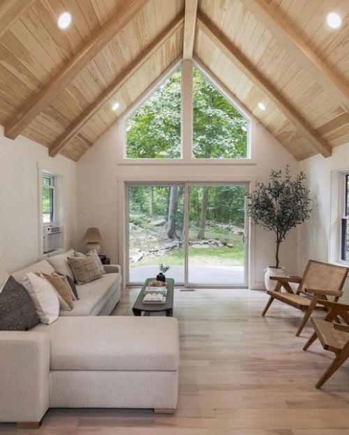 Жилище мечты в монохромном доме - шалаше. 01