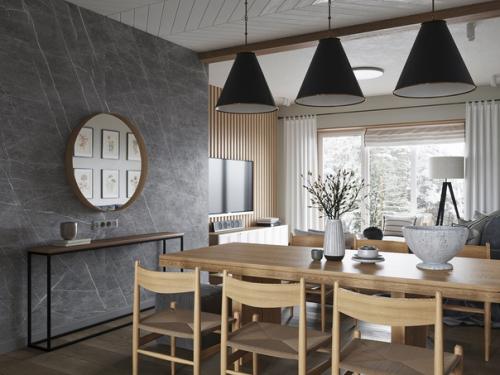 Интерьер таунхауса в стиле американская классика, г. нижний Новгород. 06