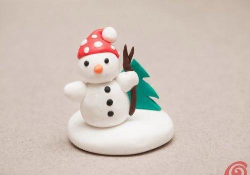 Новогодний снежный шар из банки своими руками? 03