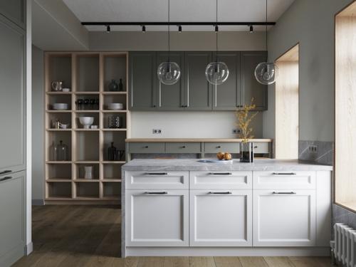 Интерьер таунхауса в стиле американская классика, г. нижний Новгород. 02