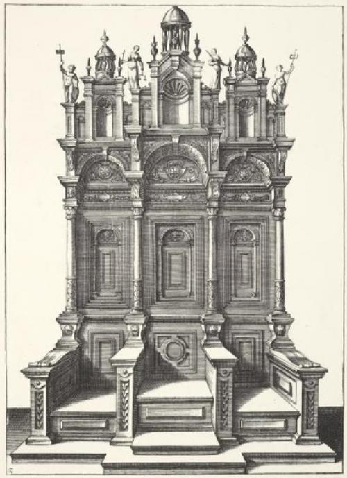 Старинное издание!  Verscheyden Schrynwerck als Portalen, Kleerkassen, Buffetten, Ledikanten, Tafels, Kisten, Stoelen, Bancken, Schabellen. 07