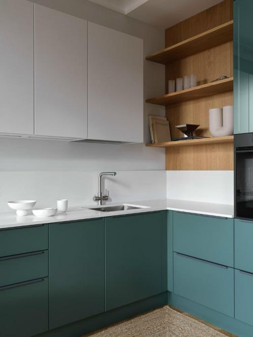 Архитектор Анна скорик создала эклектичный интерьер, объединив современные материалы и винтажные формы. 03