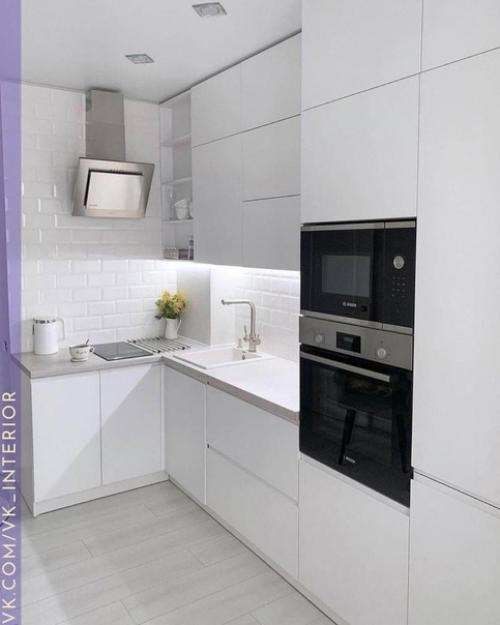 Современный интерьер. Выполнен в светлых тонах. 03