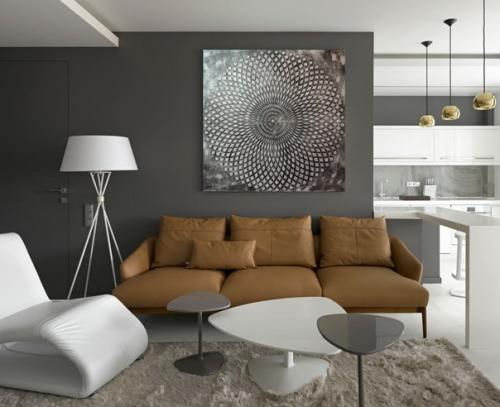 Текстурная интерьерная картина мандала. 01