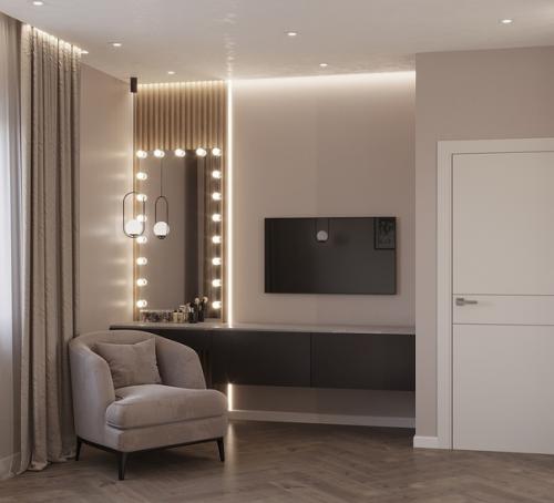 Спальня это пространство для отдыха и релаксацию. 01