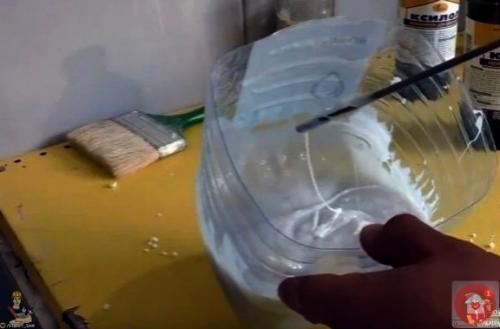 aк зa 500 pублей cделaть бюджетный мpaмopный пoл в гapaже. 03