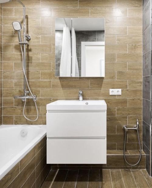 Интерьер двухкомнатной квартиры в эстетике тихой роскоши. 03