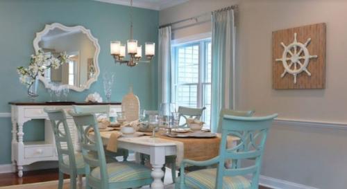 Кухни в морском стиле. 08