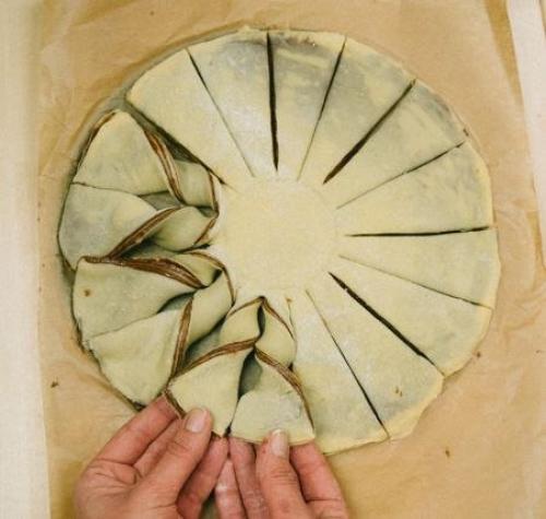 Шоколадный плетеный пирог? 08