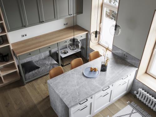 Интерьер таунхауса в стиле американская классика, г. нижний Новгород. 03