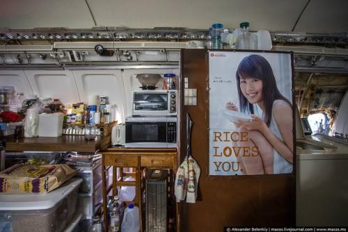 Настоящий выживальщик!  Отшельник в списанном самолете посреди леса живет. 09