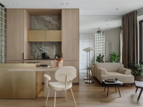 Интерьер 1-комнатной квартиры 38 кв.