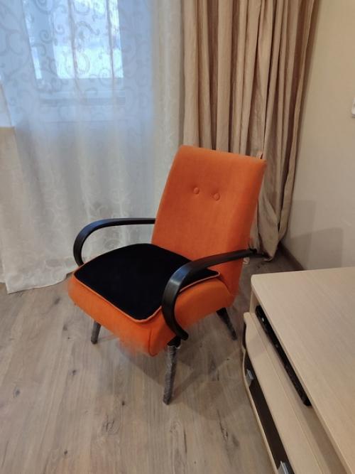 Винтажное кресло от фабрики тон, выпущенное в Чехословакии в 1973 году. 01