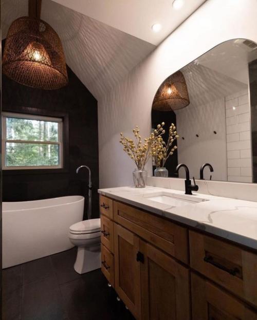 Жилище мечты в монохромном доме - шалаше. 03