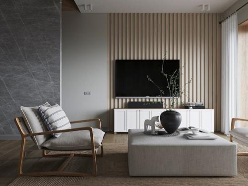 Интерьер таунхауса в стиле американская классика, г. нижний Новгород. 08