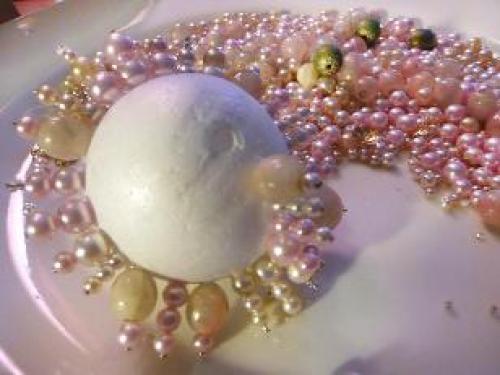 Жемчужные новогодние шары. 04 Жемчужные новогодние шары. 04