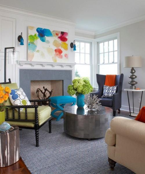 Поп-арт является популярным и интересным стилем интерьера, который в последнее время снова становится все более и более популярным. 06