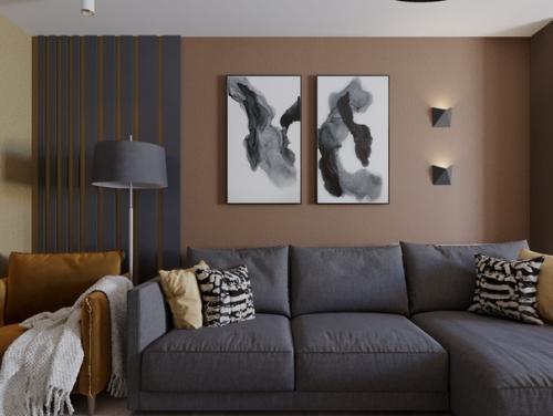 Дизайн квартиры 74 кв. 01