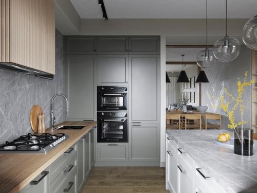 Интерьер таунхауса в стиле американская классика, г. нижний Новгород. 01