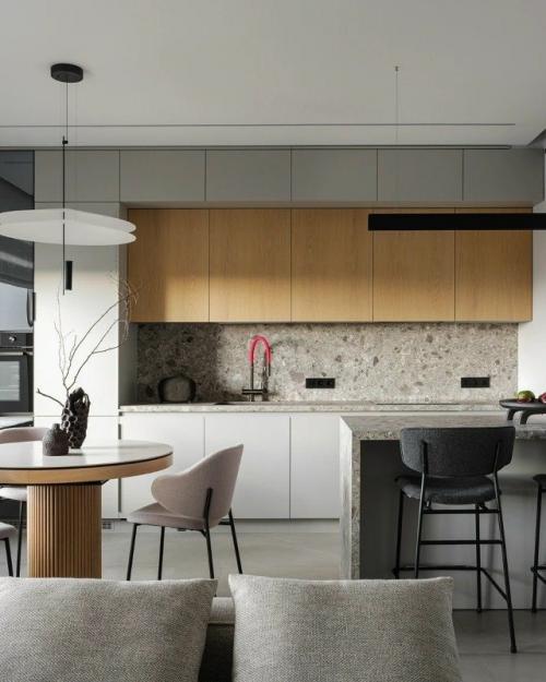 Дизайнеры Михаил новинский и Анастасия Кряжева, студия Mndesign, оформили пространство квартиры площадью 87 кв. 03