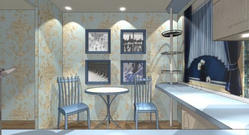 Дизайн маленькой кухни 6 кв. 07