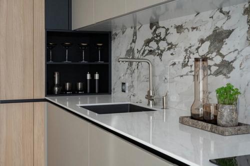 Однокомнатная квартира в серо - бежевых тонах. 04