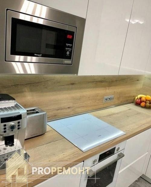 Переделка кухни. Выполненной в светлой гамме. 03