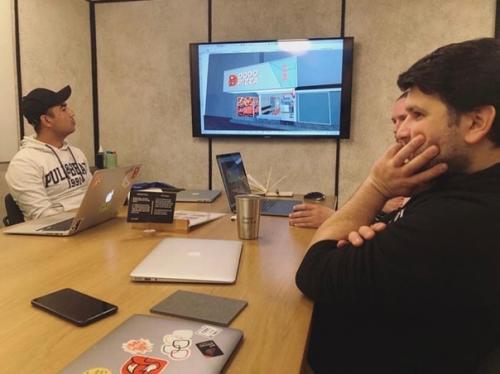 Мы утверждаем интерьер и материалы для второй Пиццерии Будущего без кассиров в Китае! 02