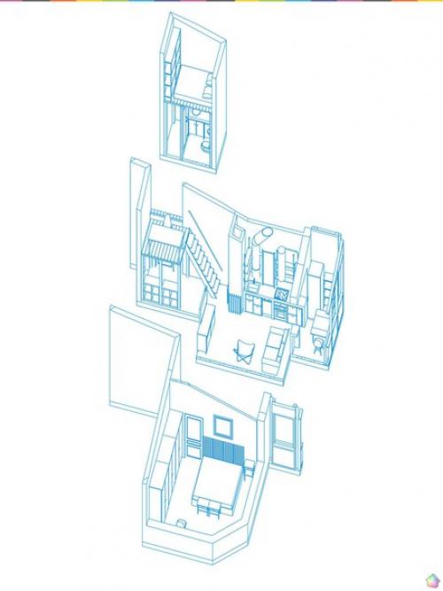 Мансарда архитектора в Москве от Buro5 ч. 1. 09