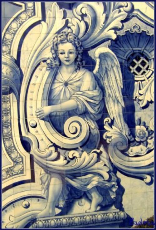 Азуле?  жу (Порт.  Azulejo) - название португальских изразцов. 07