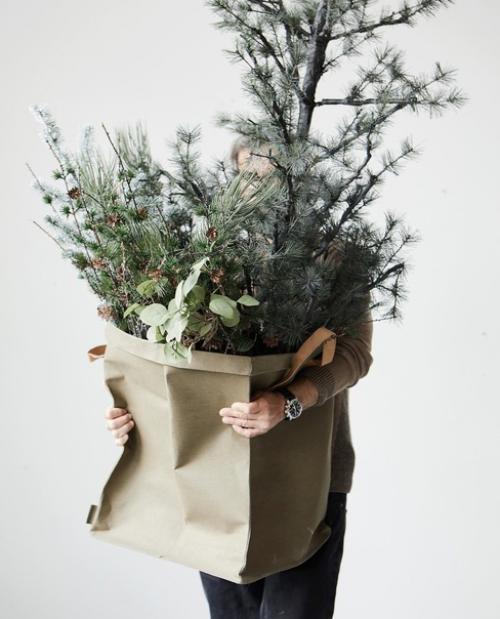 Рождественский декор из природных материлов. 07