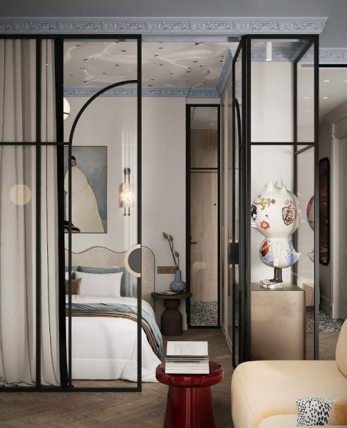 Интерьер для девушки, влюблённой в путешествия и Азию 42 кв. 03