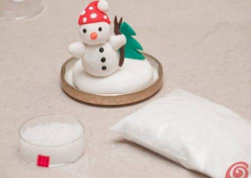 Новогодний снежный шар из банки своими руками? 05