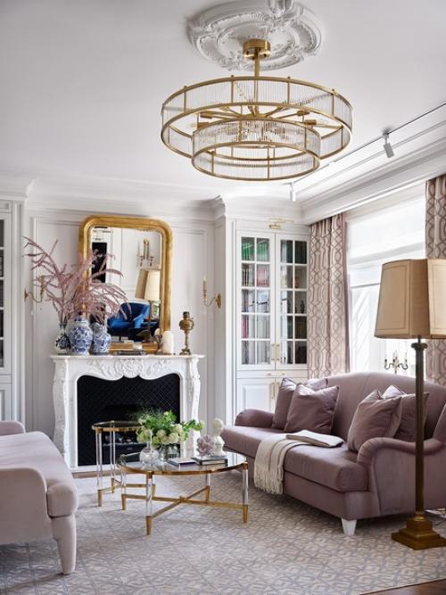 Реализованный интерьер дома в стиле американской классики в Ростове-на-дону. 01