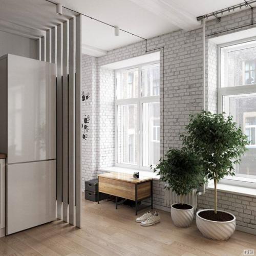 В том случае, если вы хотите из одной комнаты сделать несколько, не спешите дробить ее на части и возводить стены. 02